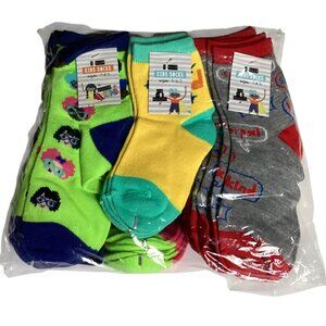 Kids Socks Poly Kids Socks - Fearless, 25 Pairs (15pr. S-7-8.5 & 10pr. S-5-6.5)